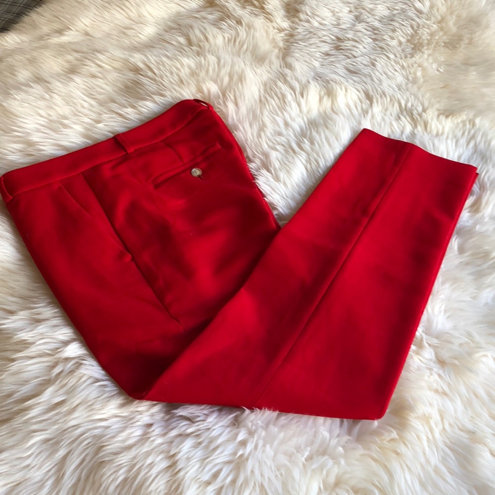 Mid Rise Straight pants ankle length